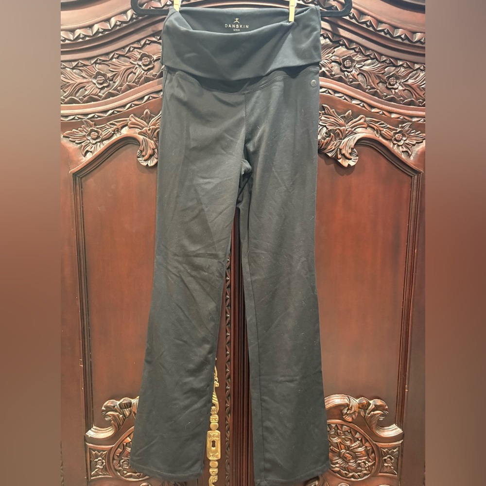 Foldover waist bootcut leggings